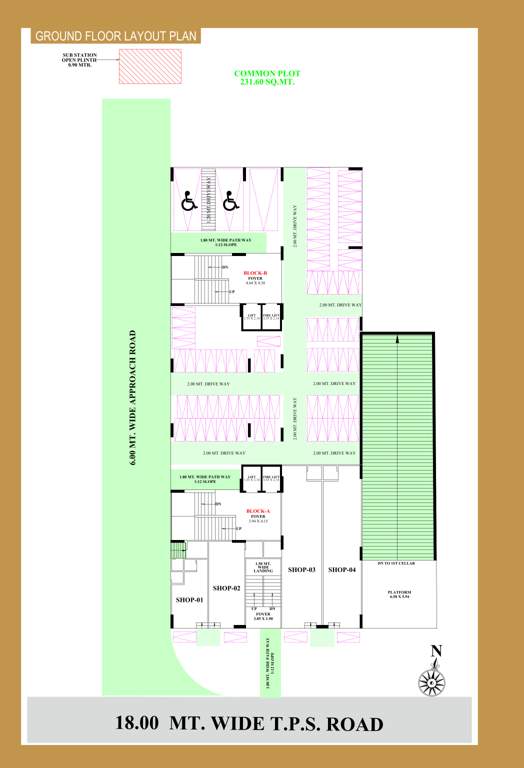  shubham lake view Layout Plan