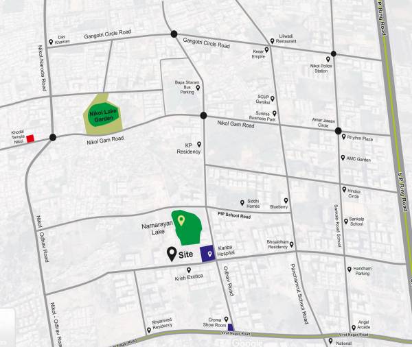  shubham-lake-view Location Plan