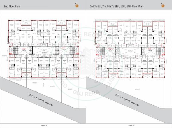  omkara-skyline Block A And B Cluster Plan for Typical Floor