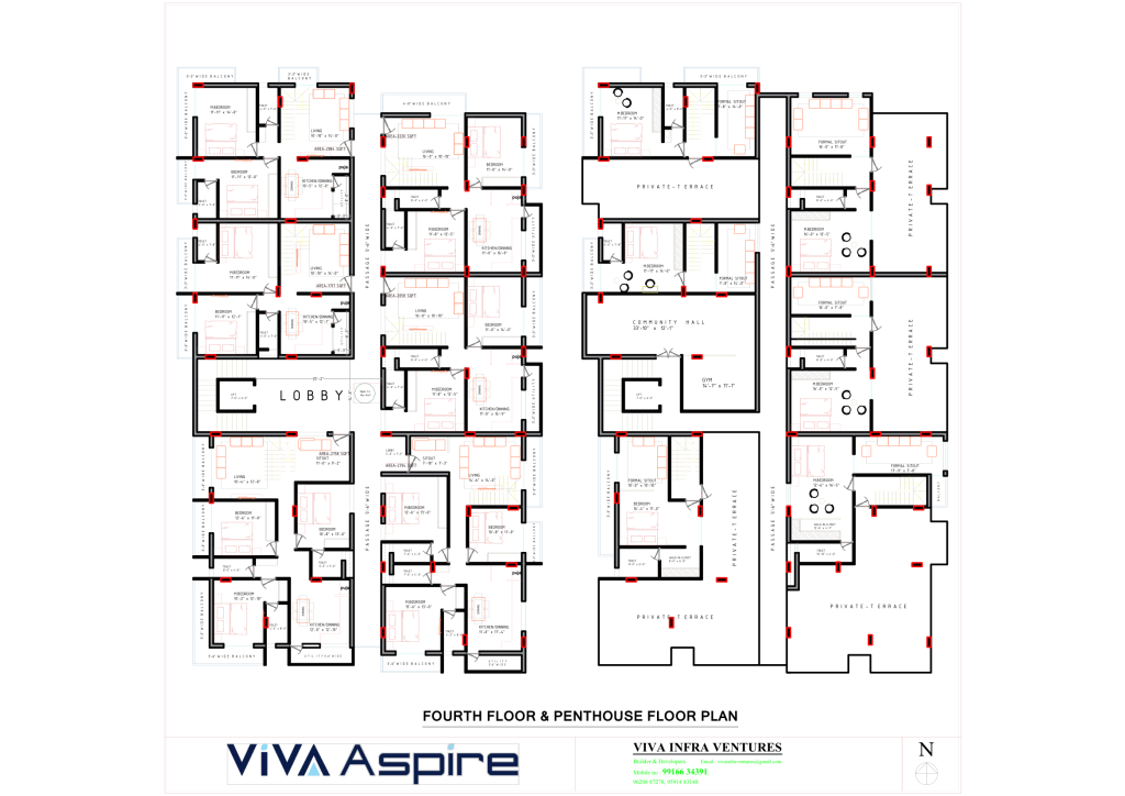  aspire Viva Aspire Cluster Plan for 4th Floor