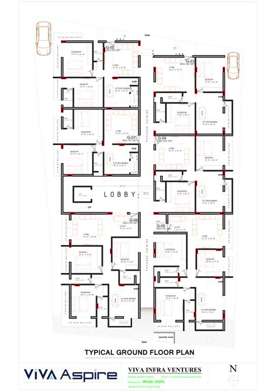  aspire Viva Aspire Cluster Plan for ground Floor