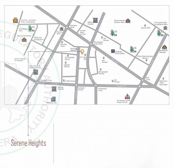  serene-heights Location Plan