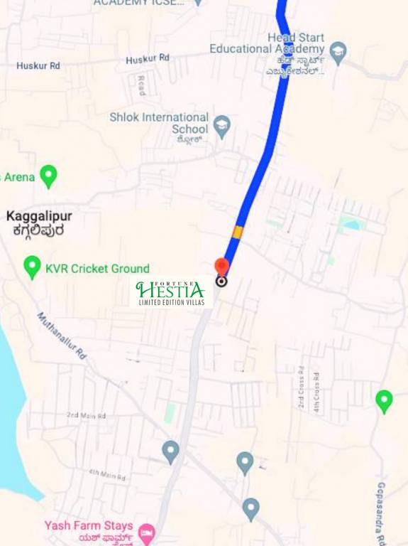  fortune hestia Location Plan