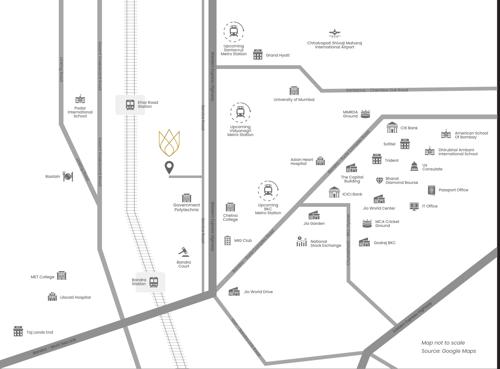  the-address-by-gs-bandra-tower-d Location Plan
