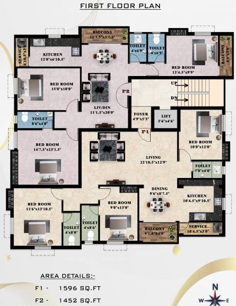  elite-enclave Elite Enclave Cluster Plan For 1st Floor
