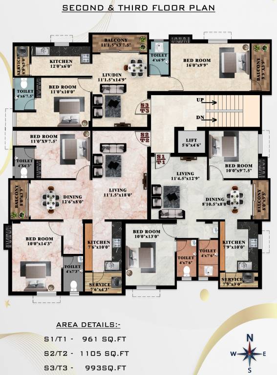  elite enclave Elite Enclave Cluster Plan From 2nd To 3rd Floor