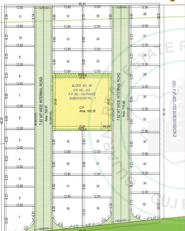 vedant bunglows Layout Plan