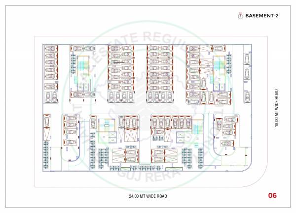  kiara-legacy Block A, Block B, Block C, Block D Basement 1 Cluster Plan