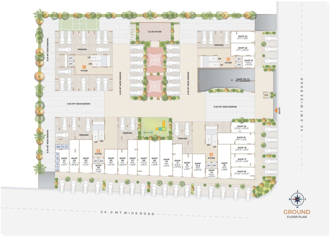  ananta Block A Cluster Plan