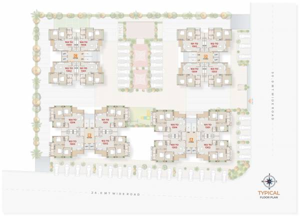  ananta Block A Cluster Plan