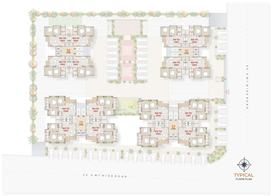  ananta Block A Cluster Plan