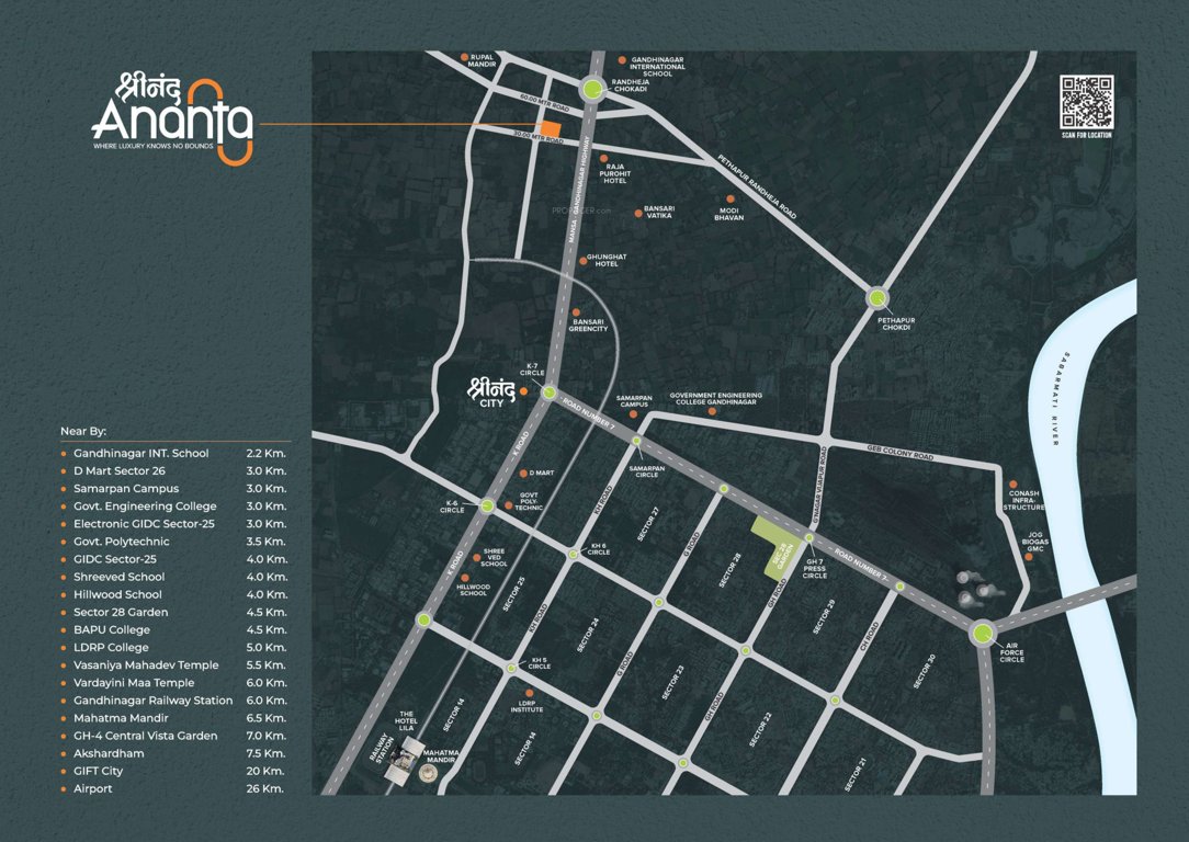  ananta Location Plan