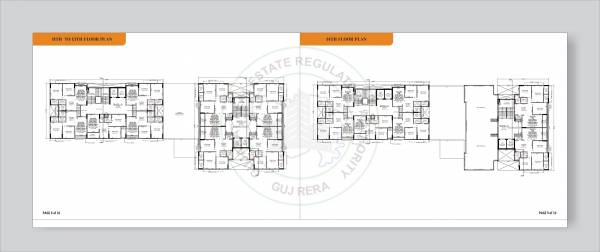  vastukala Block A Cluster Plan from 11th to 14th Floor