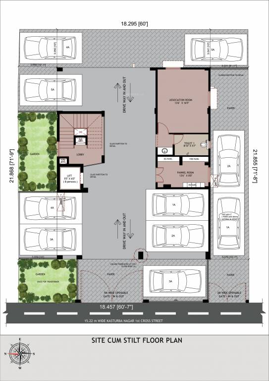  lakshmi Lakshmi Cluster Plan for ground Floor
