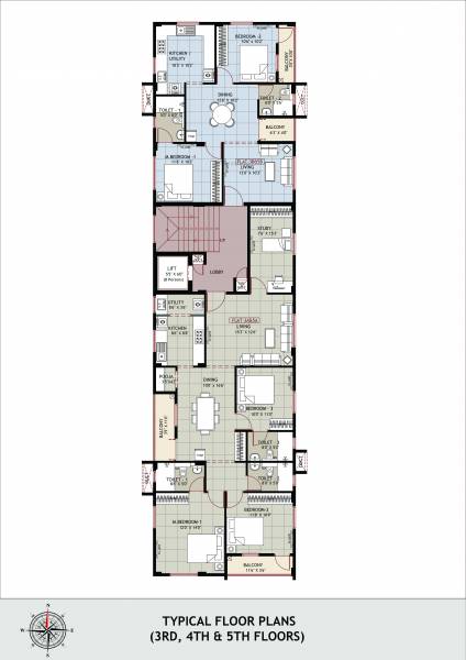 sankaram Ramaniyam Sankaram Cluster Plan from 3rd to 5th Floor