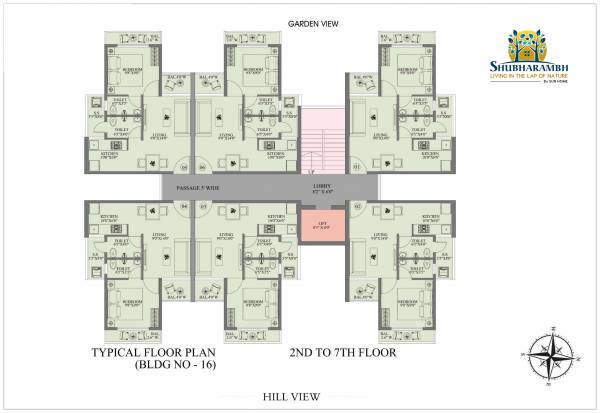  shubharambh-phase-i Building No 7 Cluster Plan