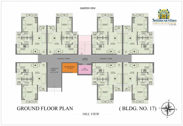  shubharambh-phase-i Building No 7 Cluster Plan