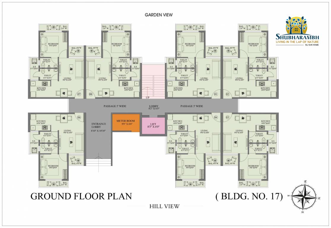  shubharambh phase i Building No 7 Cluster Plan