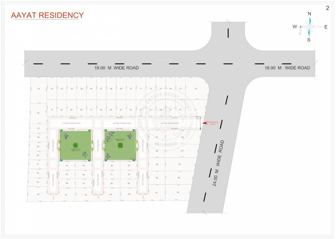 aayat residency Layout Plan