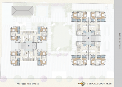  indraprasth-marigold Block A Cluster Plan