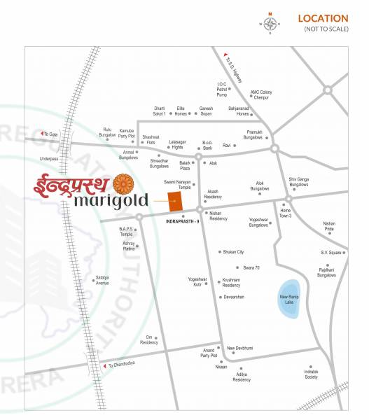  indraprasth-marigold Location Plan