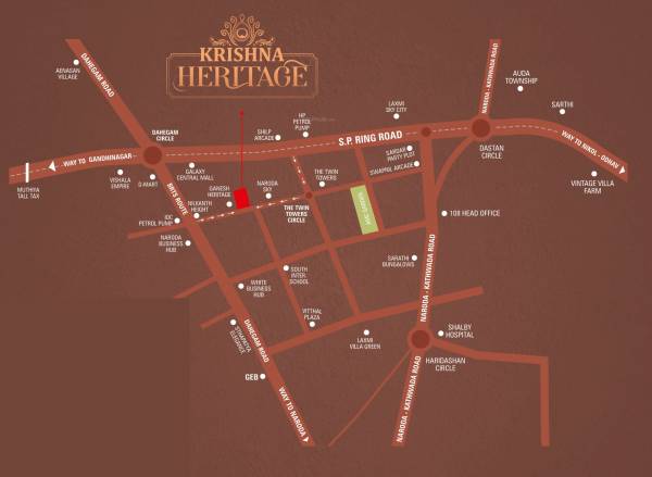  krishna-heritage Location Plan