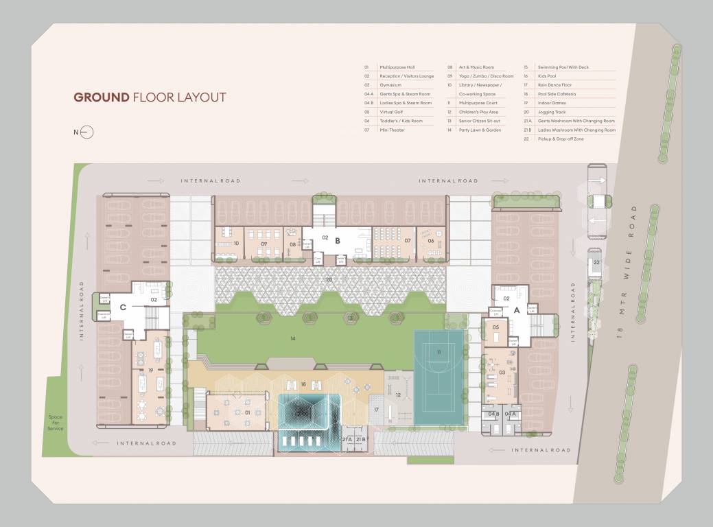 stallion 72 Block A, B, C Ground Cluster Plan