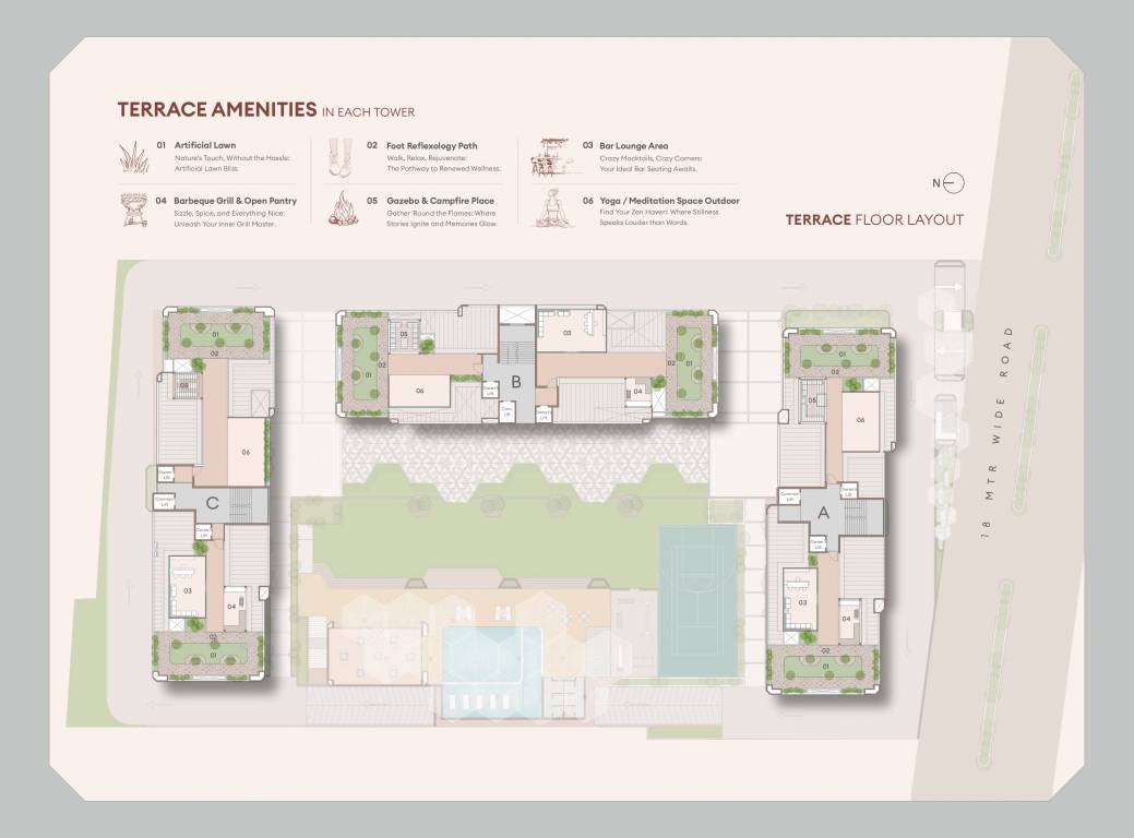 stallion 72 Block A, B, C Terrace Cluster Plan