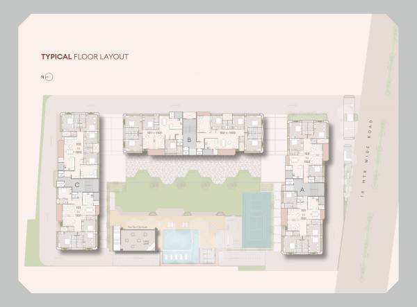 Block A, B, C Typical Cluster Plan stallion-72 Block A, B, C Typical Cluster Plan
