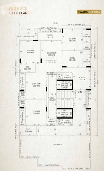  lavanya Lavanya Terrace Floor Cluster Plan