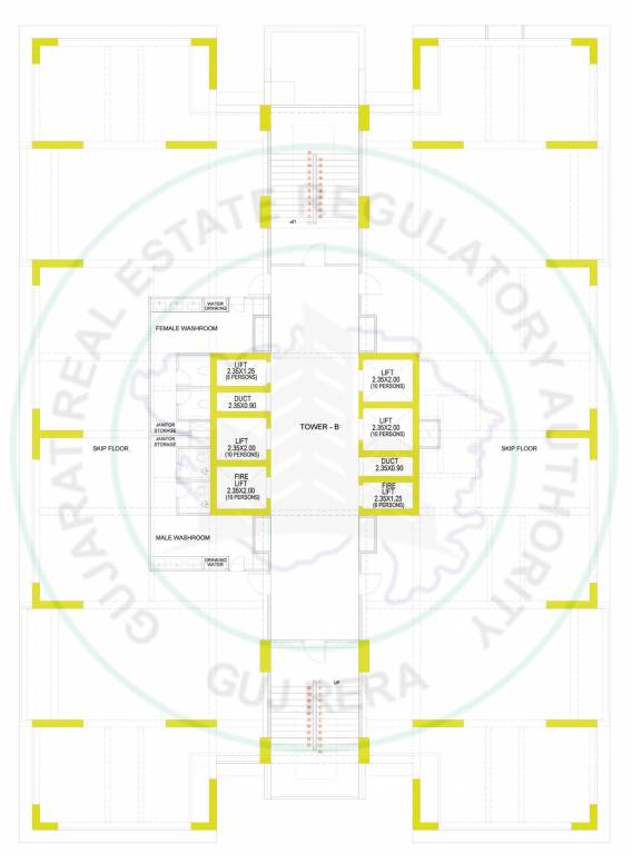  highline phase 2 Highline Phase 2 Cluster Plan for 22th Floor