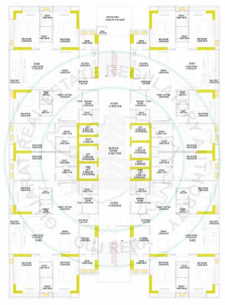  highline-phase-2 Highline Phase 2 Cluster Plan from 5th to 35th Floor