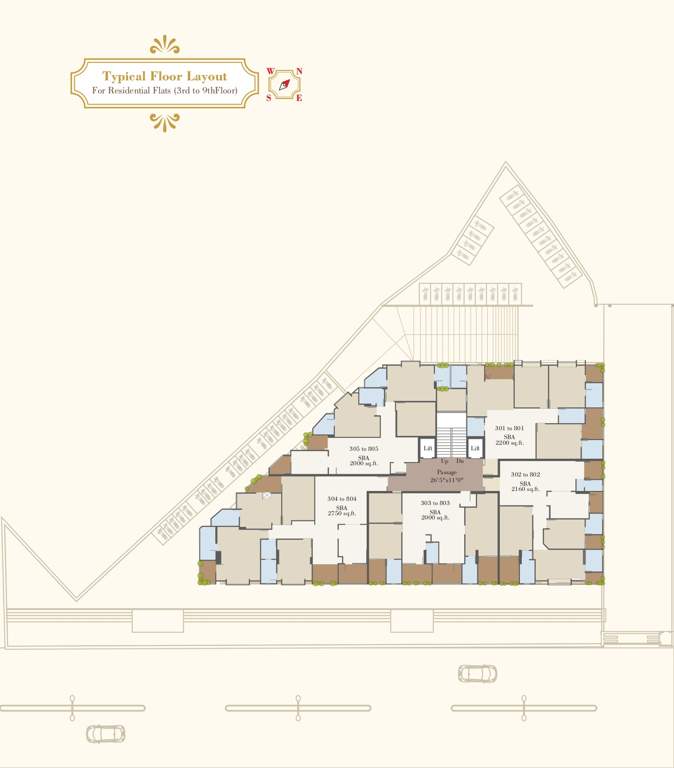  divine heritage Divine Heritage Cluster Plan