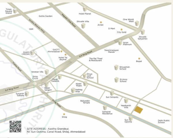  aastha-grandeur Location Plan