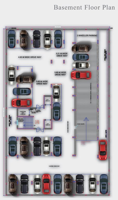  la vista La Vista Basement Cluster Plan