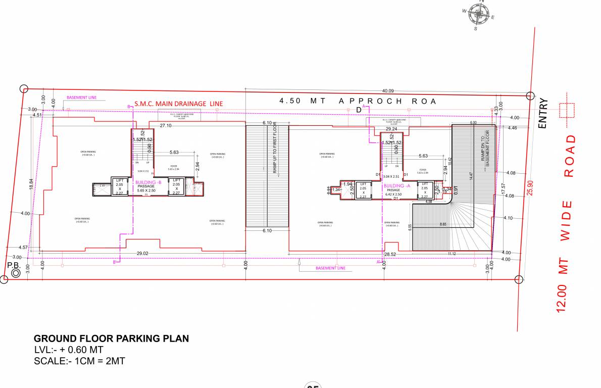 prithvi homes Block A And B Cluster Plan for ground Floor