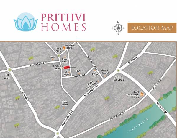 Location Plan prithvi-homes Location Plan