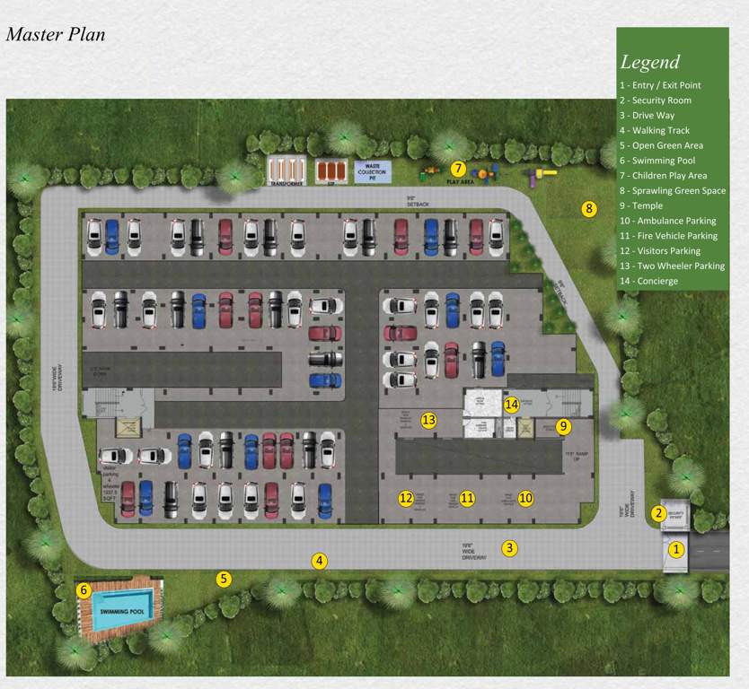  sugarcane apartment Master Plan