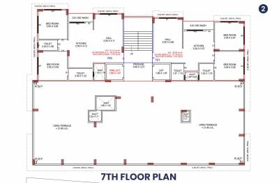 Sky Cluster Plan for 7th Floor sky Sky Cluster Plan for 7th Floor