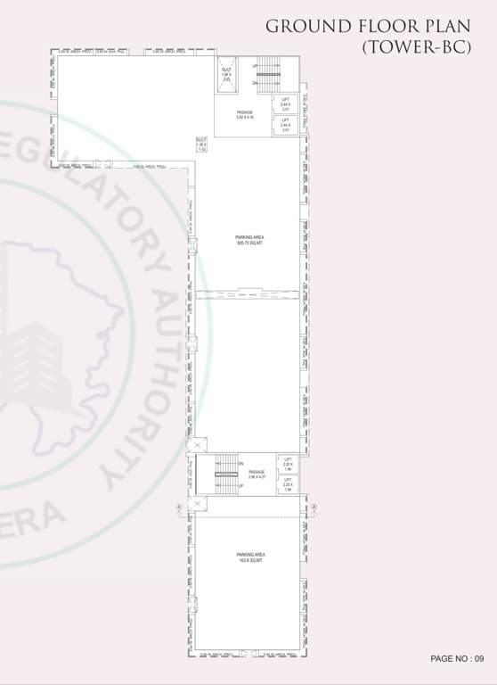  kishan antilia Block B&C Ground Floor Cluster Plan