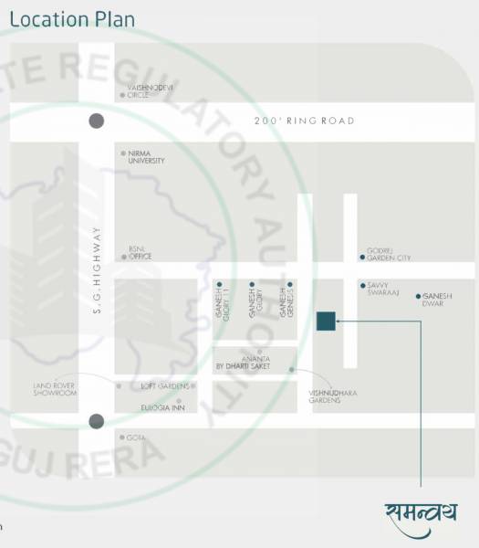  samanvay Location Plan