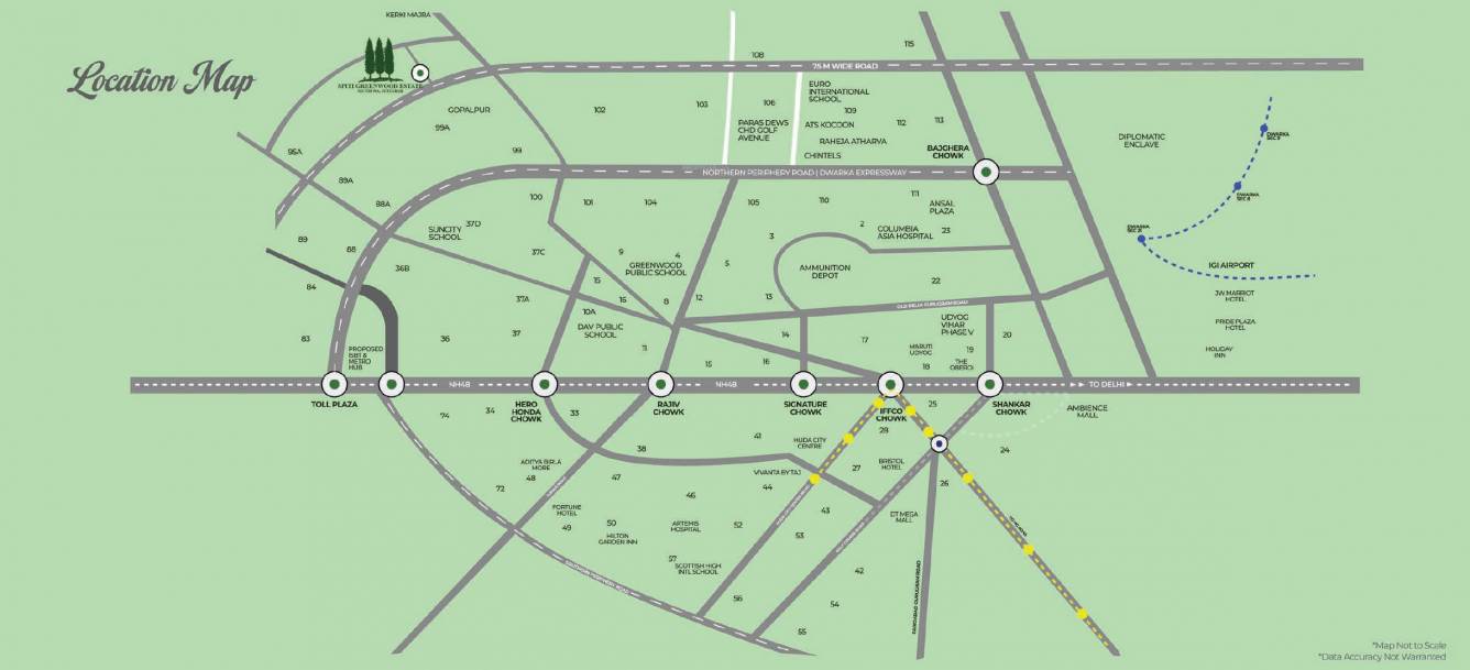  greenwood estate Location Plan