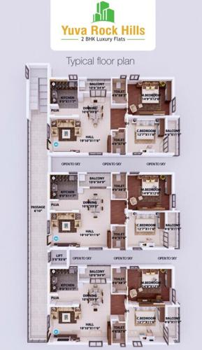  yuva-rock-hills Yuva Rock Hills Cluster Plan from 1st to 5th Floor