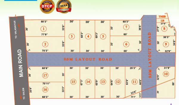  diamond-city Layout Plan