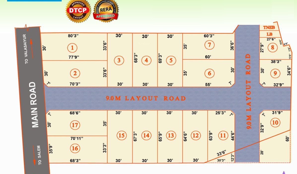  diamond city Layout Plan
