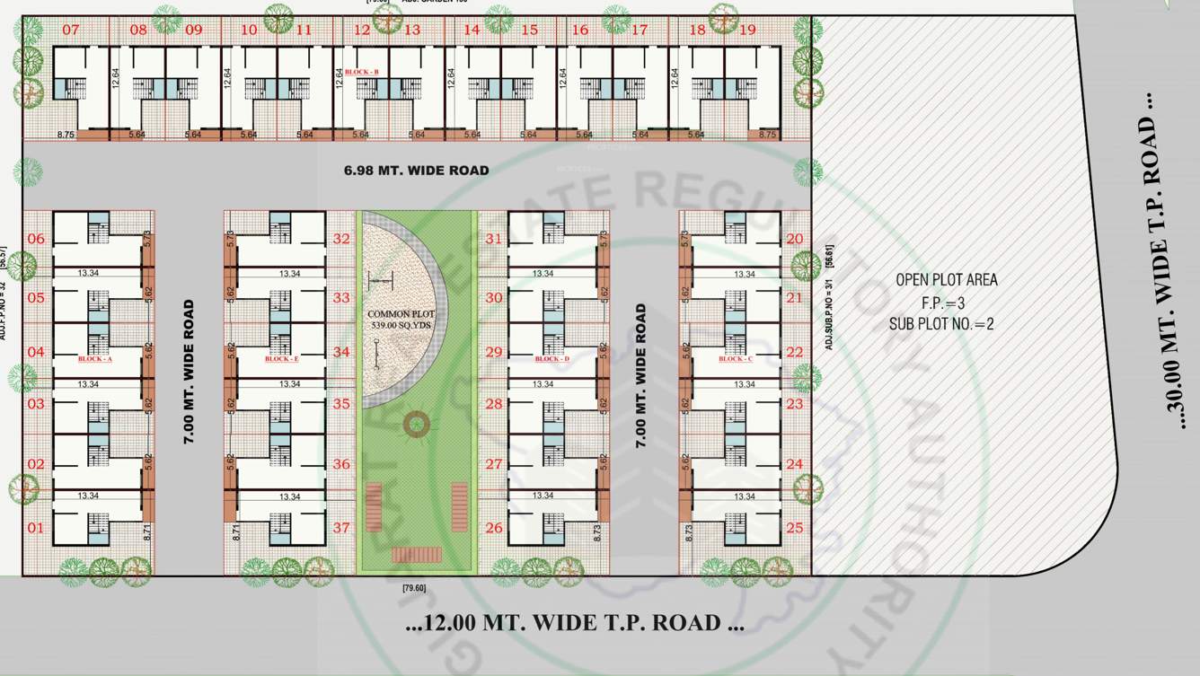  shree sr homes Layout Plan
