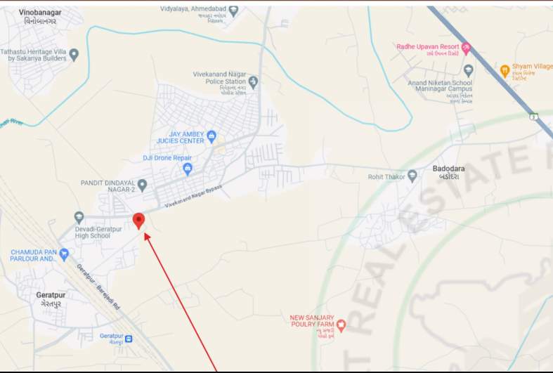  shree sr homes Location Plan