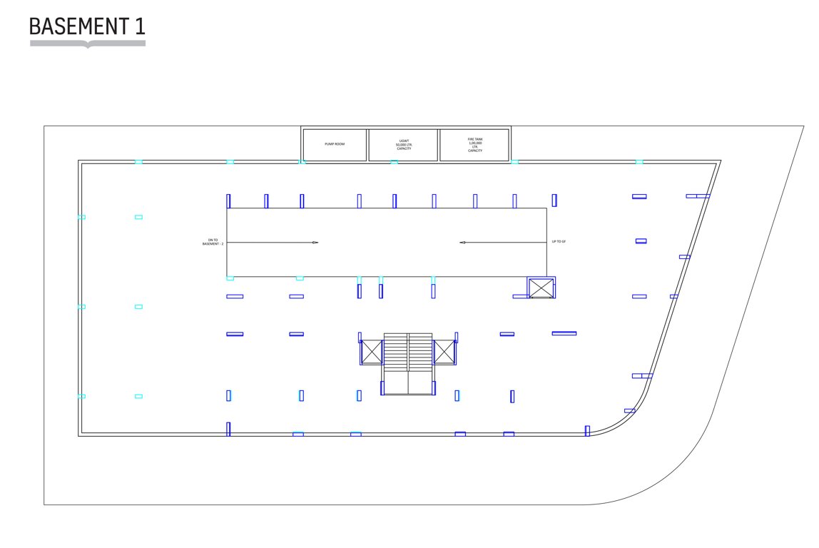  saffron heights A 1st Basement Cluster Plan