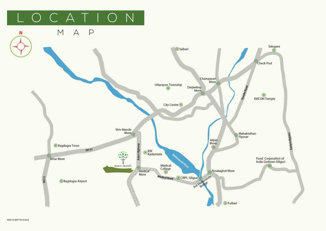  begraj prakriti Location Plan