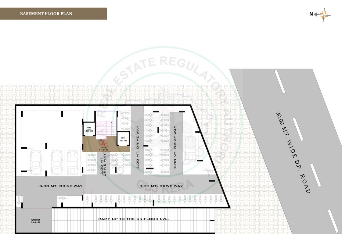  shakti 99 A Basement Cluster Plan